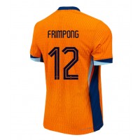Camisa de time de futebol Holanda Jeremie Frimpong #12 Replicas 1º Equipamento Europeu 2024 Manga Curta